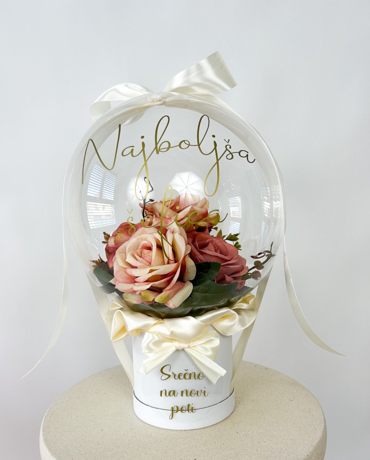 Sestavi svoj balon s cvetjem