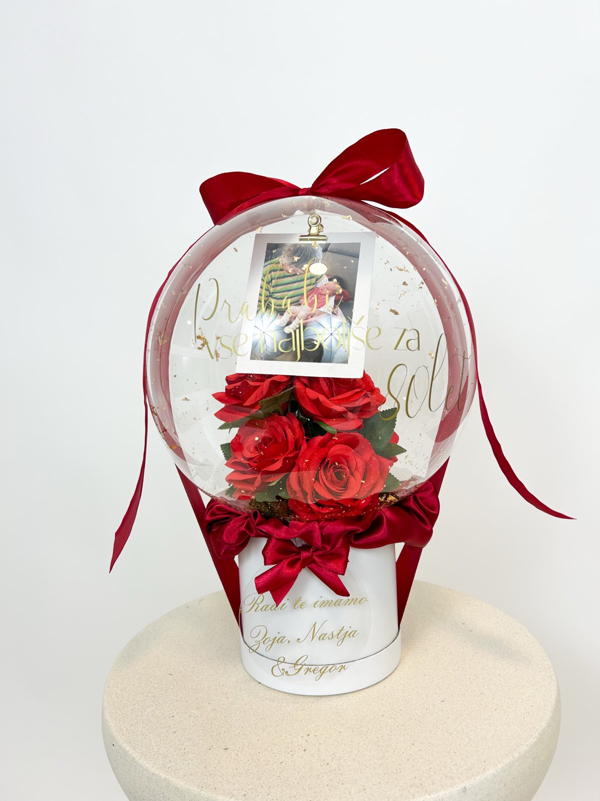 Sestavi svoj balon s cvetjem