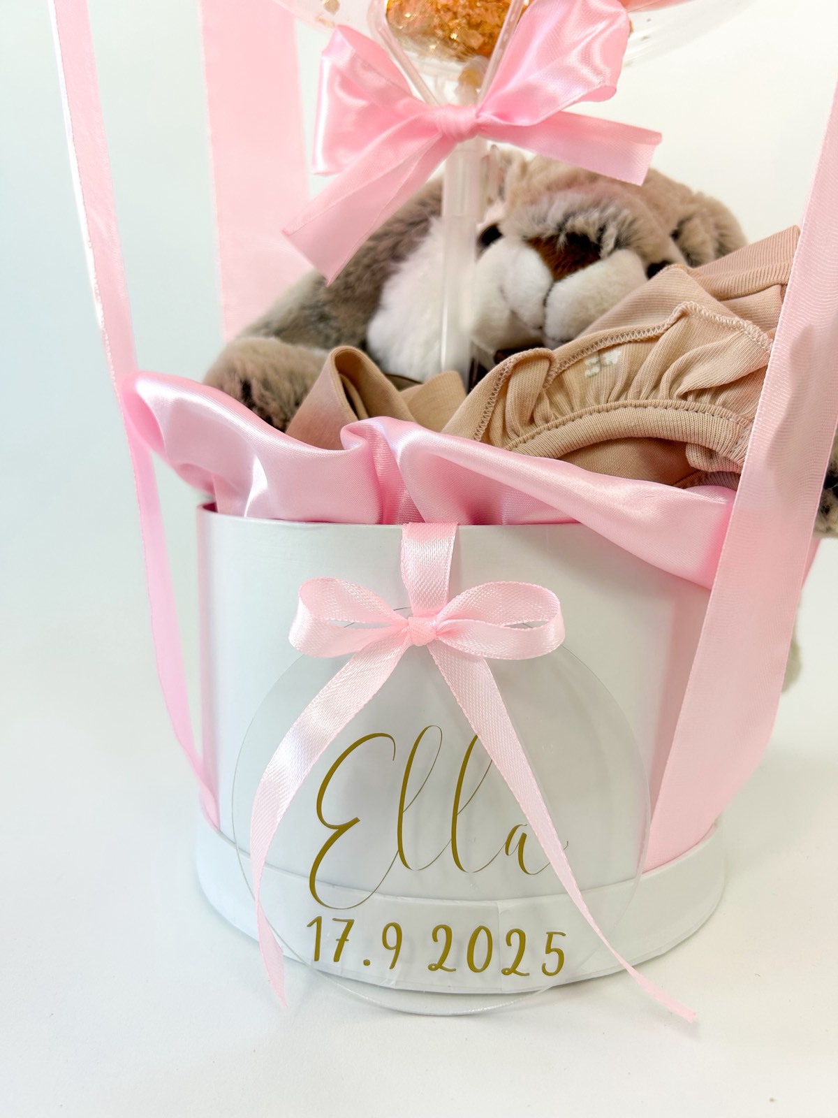 Hot air darilni set roza