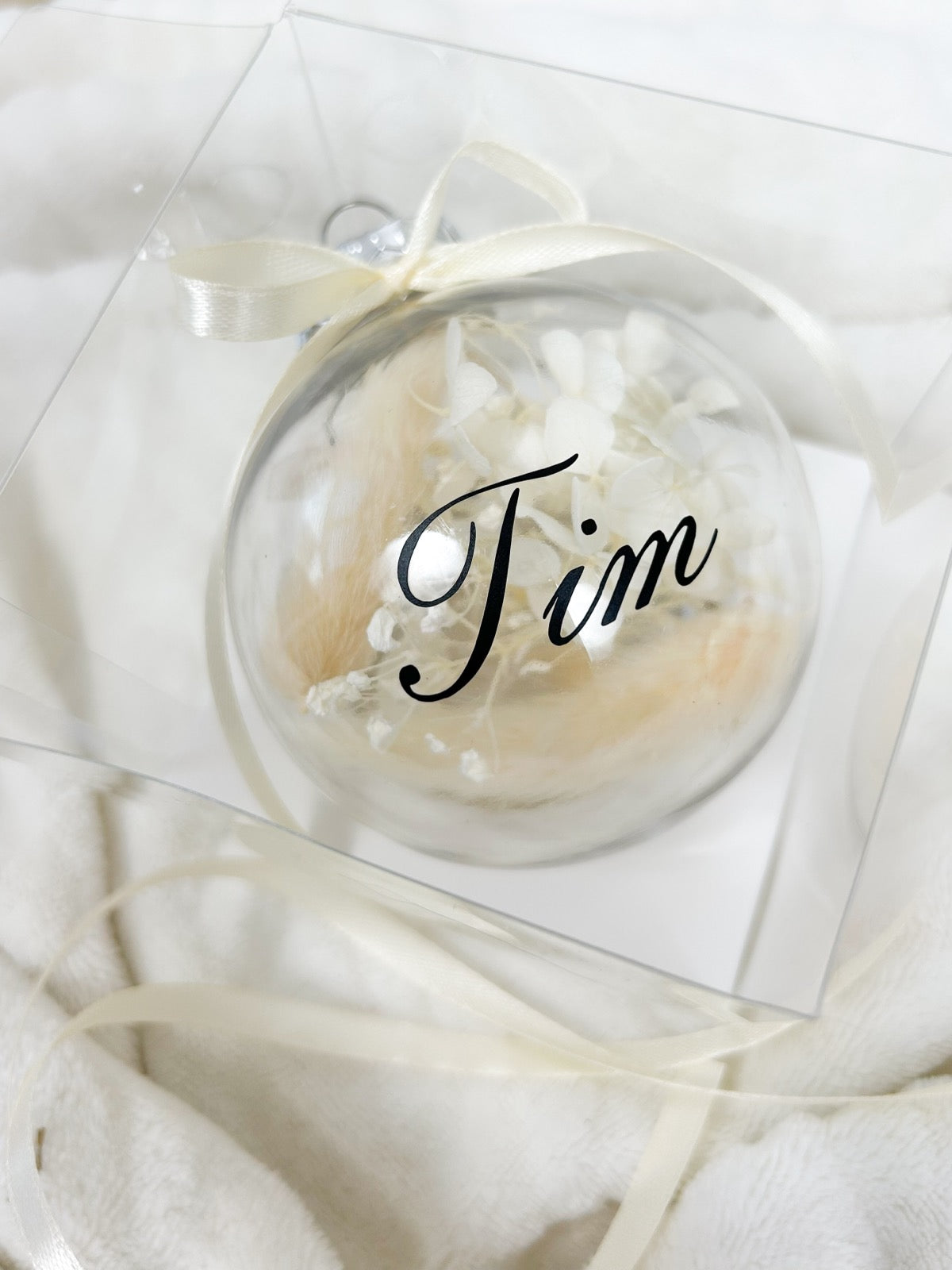 Božični okrasek bež