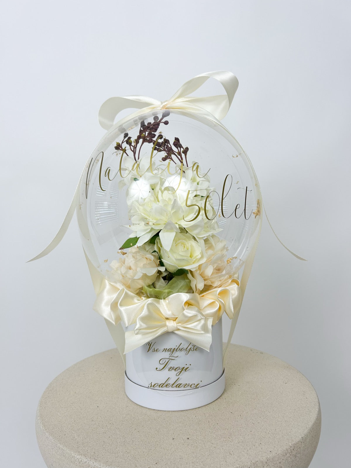 Sestavi svoj balon s cvetjem