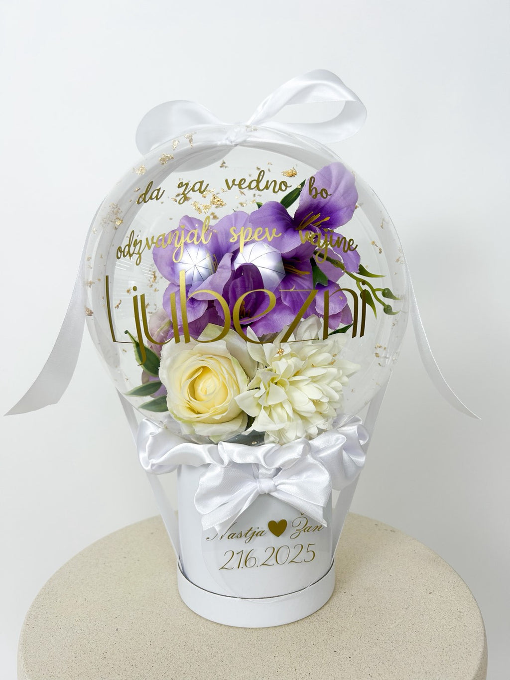 Sestavi svoj balon s cvetjem