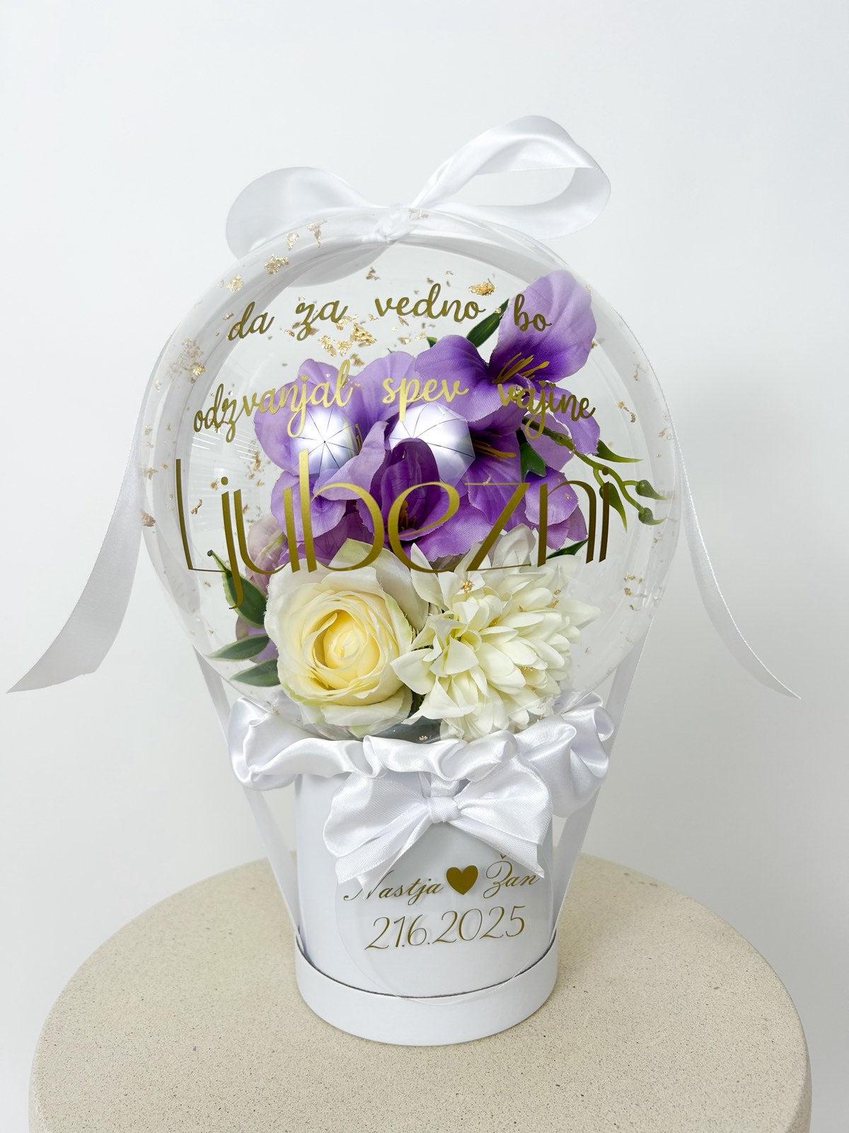 Sestavi svoj balon s cvetjem