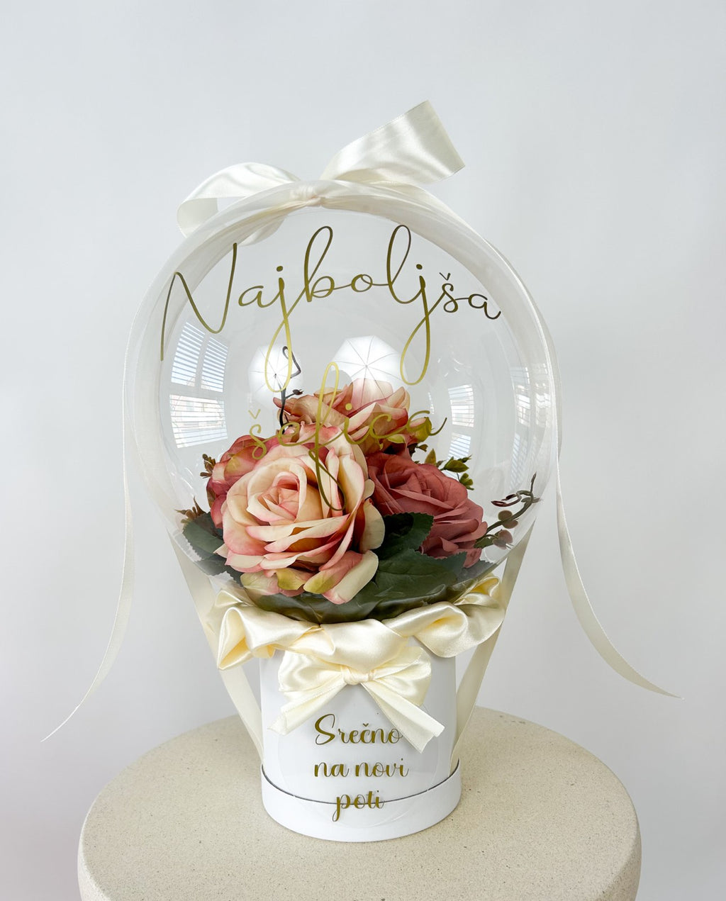 Sestavi svoj balon s cvetjem