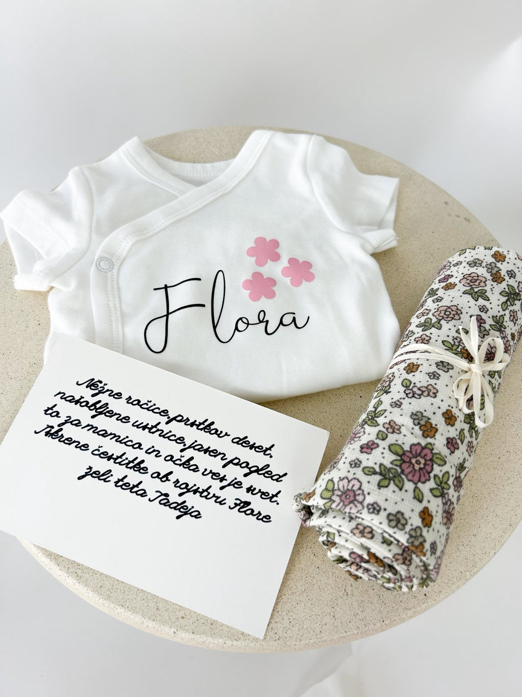 Darilni set MINI 4 delni roza