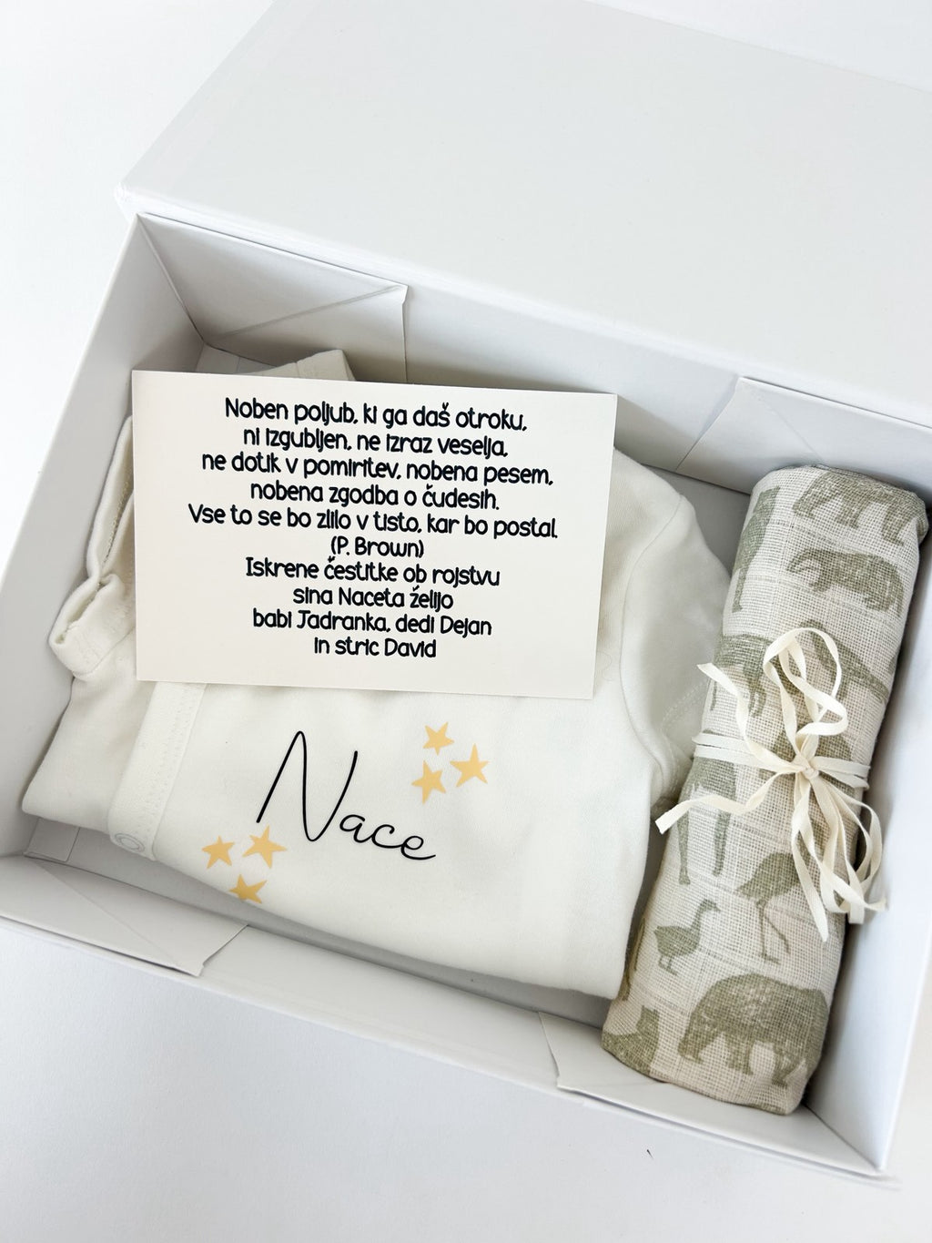 Darilni set MINI 4 delni bež