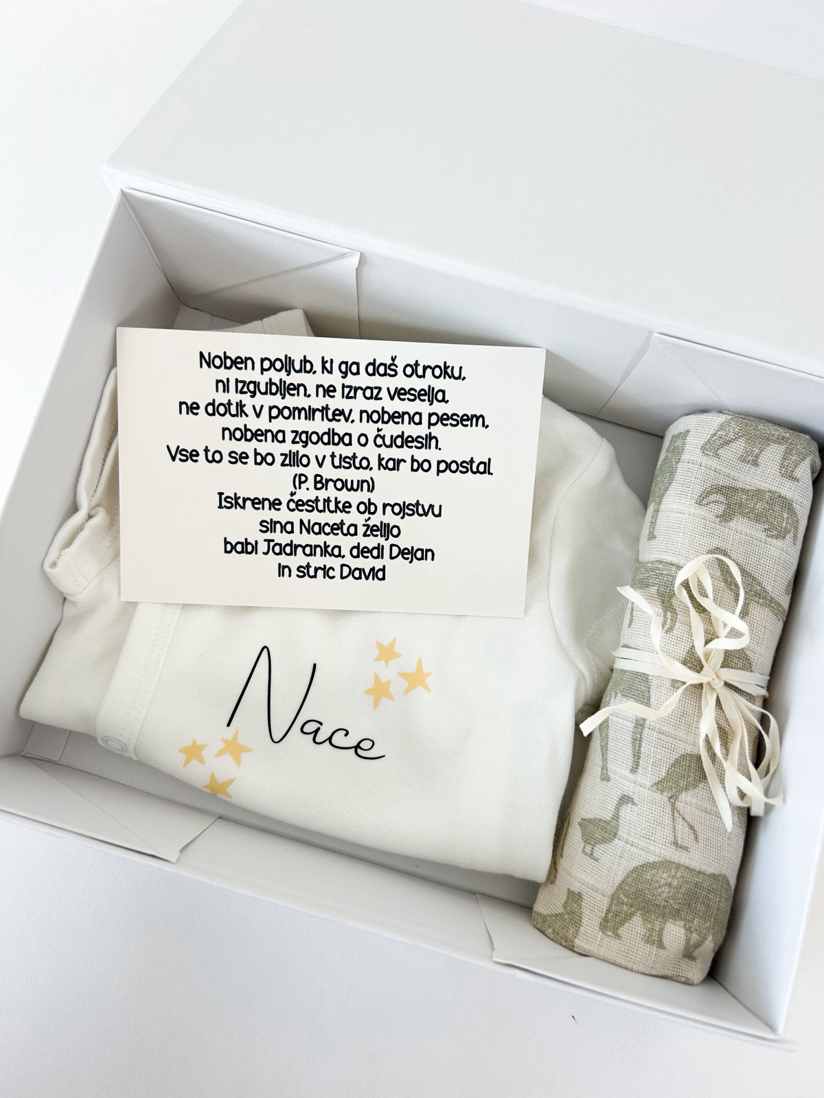 Darilni set MINI 4 delni bež