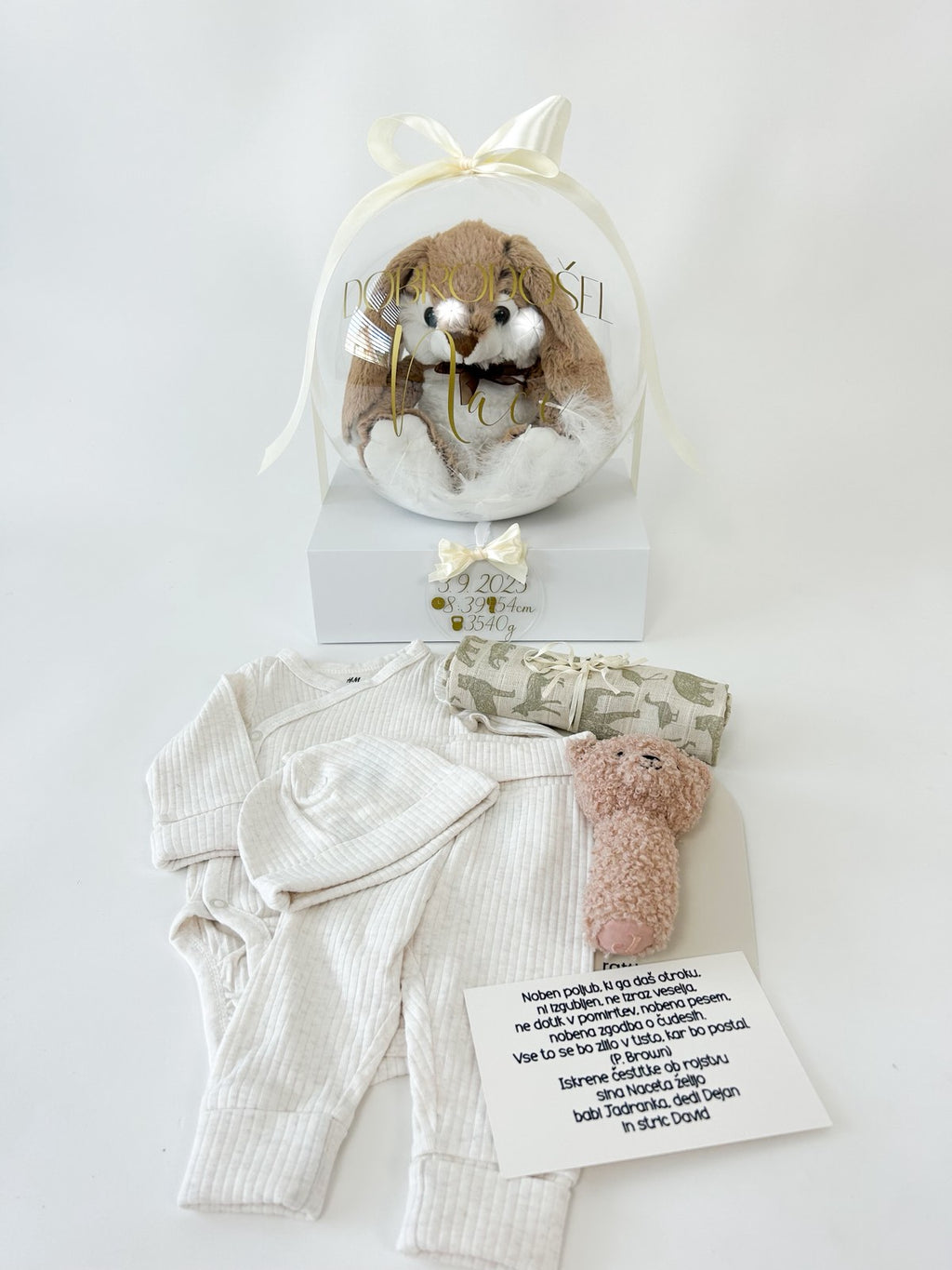 Darilni set MAXI 5 delni bež