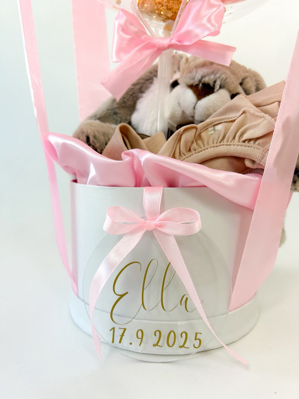 Hot air darilni set roza