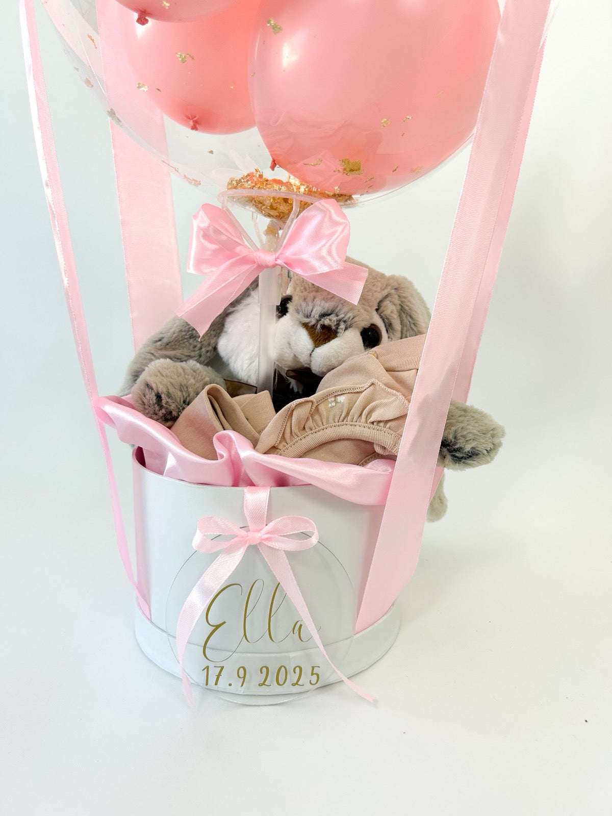 Hot air darilni set roza