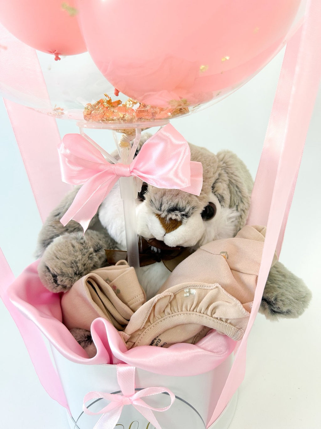 Hot air darilni set roza