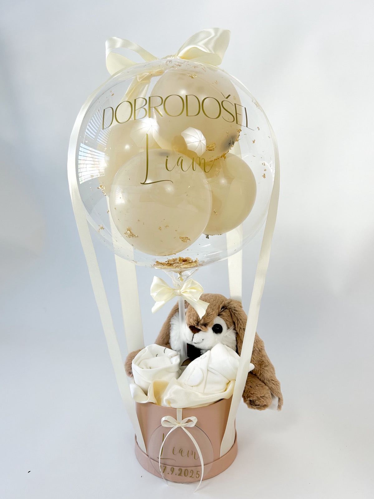 Hot air darilni set bež