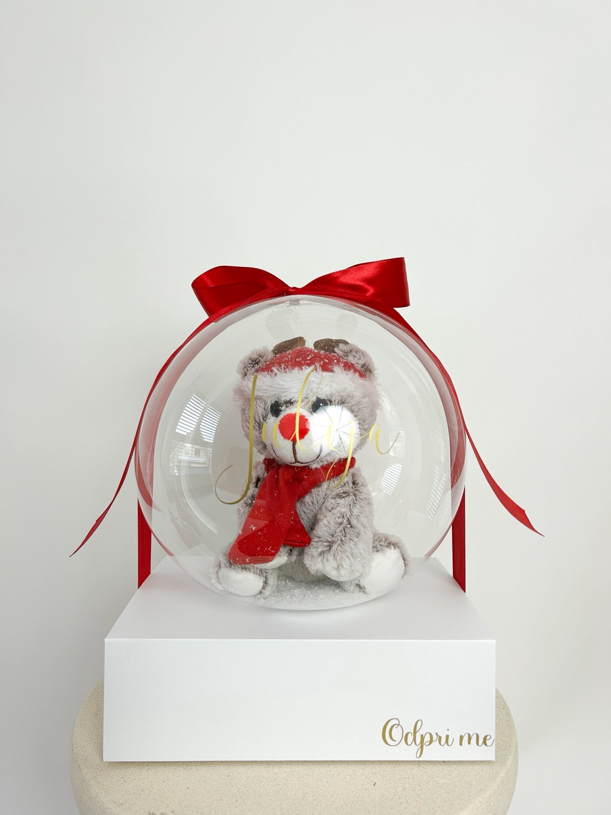 Božični balon z jelenčkom