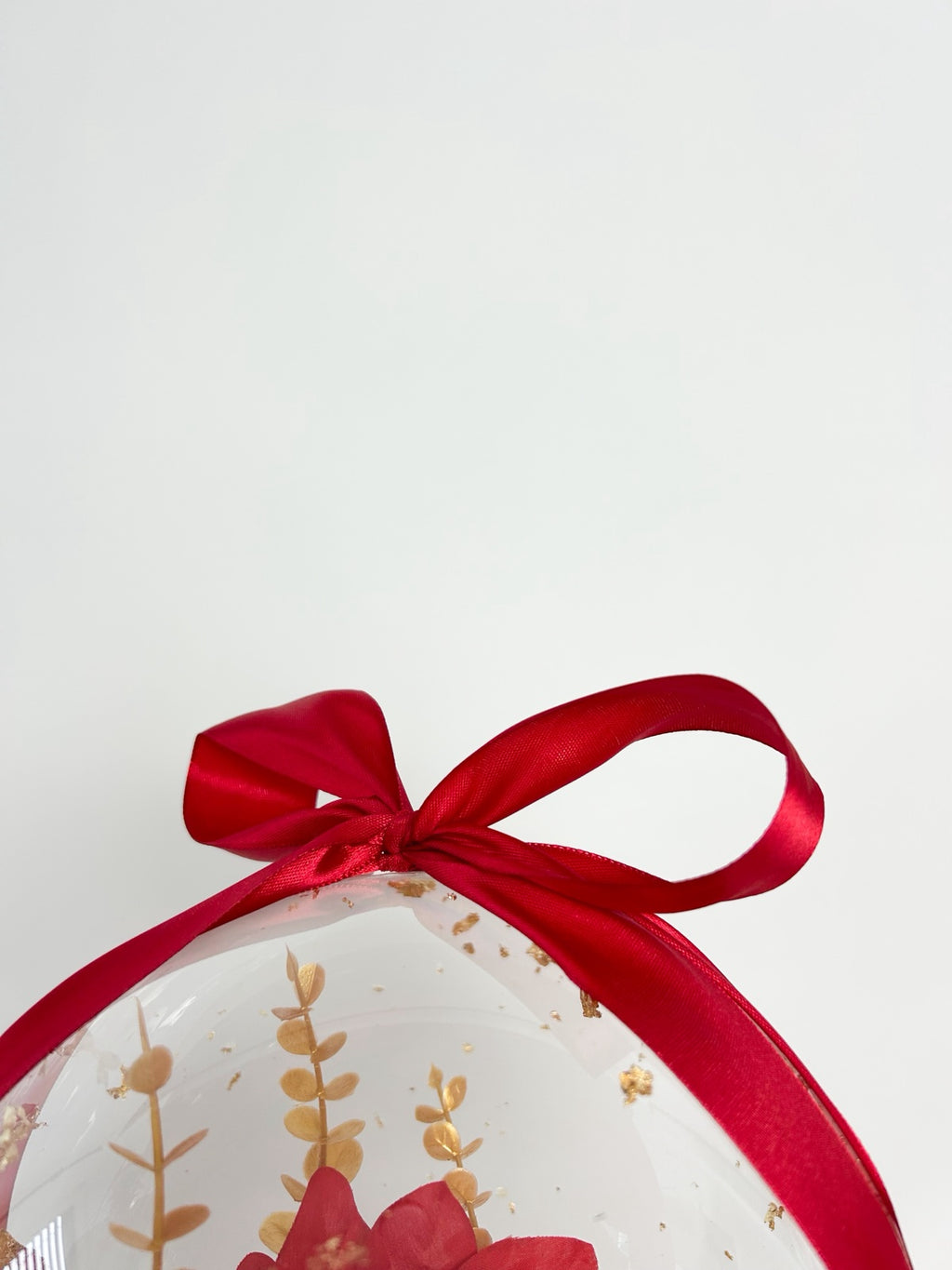 Božični balon rdeč