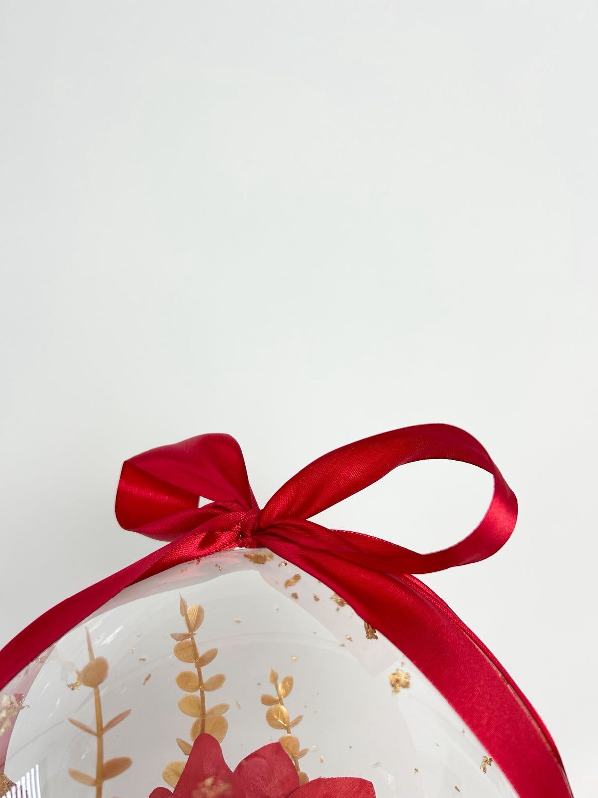 Božični balon rdeč