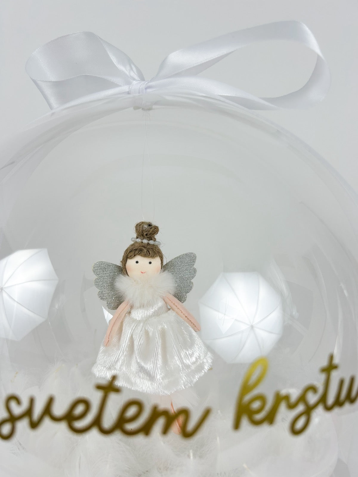 Krstni balon z angelčkom