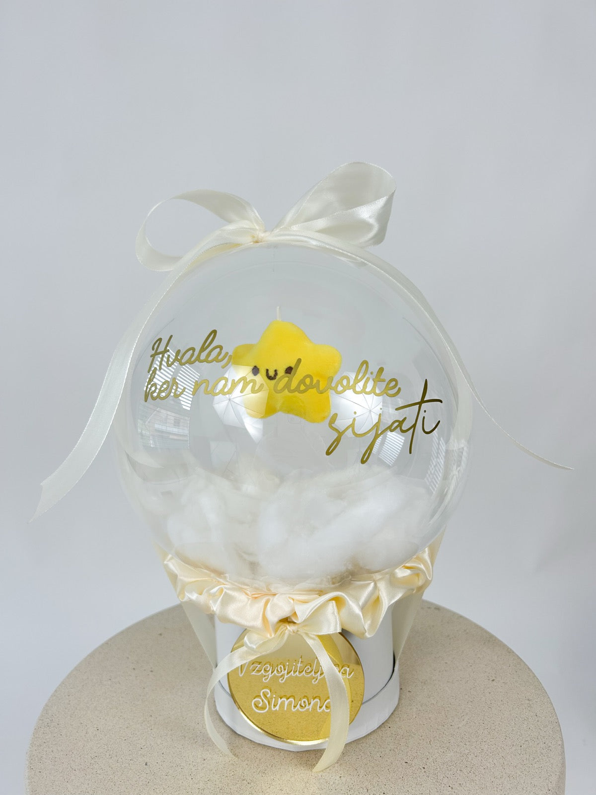 Mini balon z zvezdico